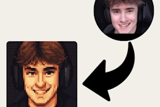 custom pixel art portraits