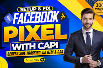 integrate and fix facebook pixel conversion API, ga4 tracking via GTM