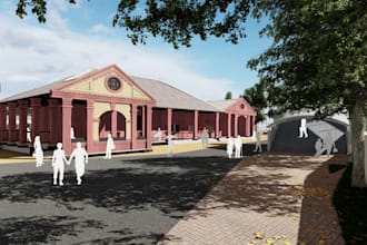 do realistic render for interior, architecture, gardens and landscape
