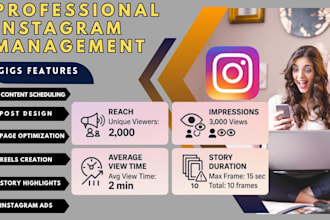 professionally manage and grow your instagram account