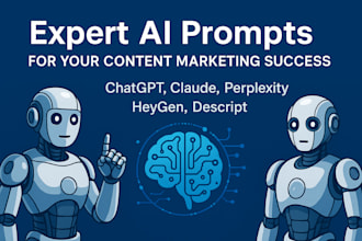 craft expert ai prompts for your content marketing