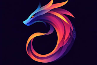 create logo designer anime, fantasy