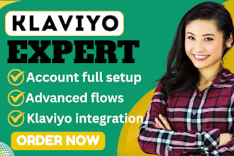 setup klaviyo account design klaviyo flows klaviyo newsletter
