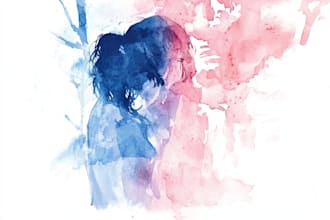 paint watercolor illustration and watercolor art