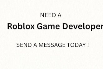 develop your full roblox game in high quality animations