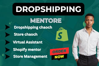 shopify mentor dropshipping coach high converting shopify manager