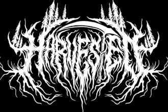 design a brutal and unique metal band logo