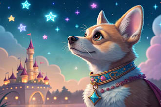 create a unique disney pet portrait