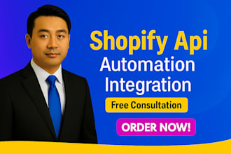 do shopify API integration and automation