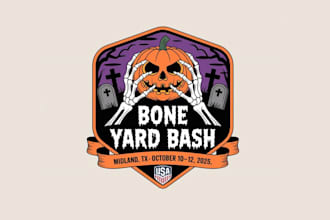 create creative good looking softball and halloween logo design