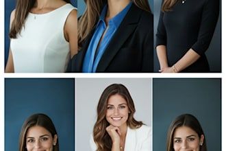 realistic ai headshots for linkedin or teamworks corporate branding