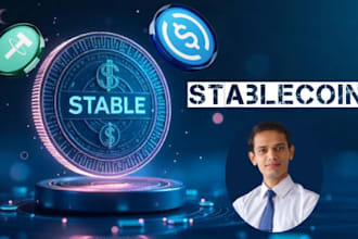 build a custom stablecoin with peg logic and create its website