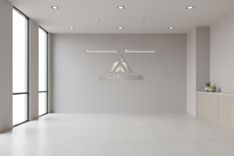 design branded office mockup and custom zoom virtual backgrounds