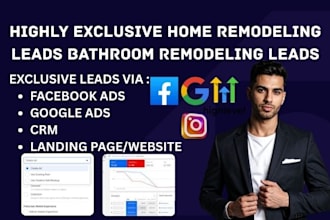 bathroom remodeling leads kitchen remodeling leads home remodeling landing page