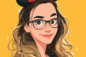 draw your pet in cute disney cartoon style