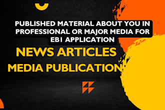 write and publish media articles in news website