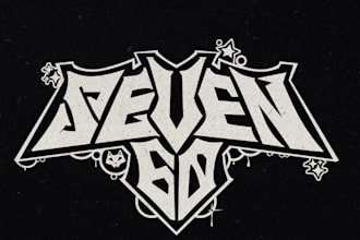design a bold and aggressive thrash metal logo