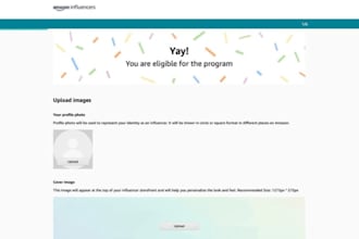 help you to setup and approve your amazon influencer account