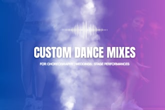 edit, mix or mashup songs for your dance routine or showcase