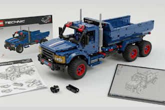 build custom 3d lego truck, technic, and vehicle model design