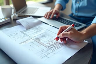 review, correct, and stamp your architectural blueprints for permit