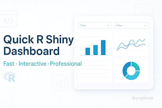 create an interactive r shiny dashboard and data visualization