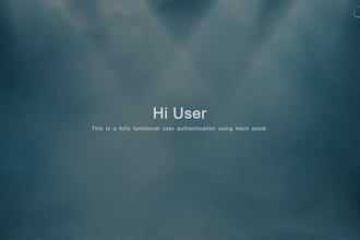 build a secure user authentication system using mern stack