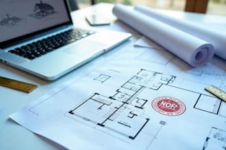 design, review, and approve architectural plans for permit submission