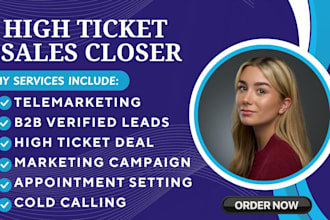 sales development representative sales closer salesperson  b2b leads cold caller