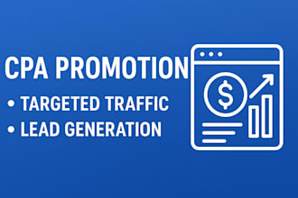 do affiliate link marketing, cpa link promotion, lead generation, cpa promotion