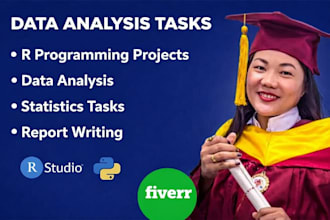 do your r programming ,r studio projects professionally