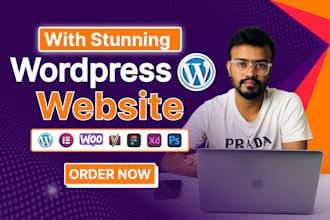 design wordpress website redesign wordpress ecommerce with elementor pro and SEO