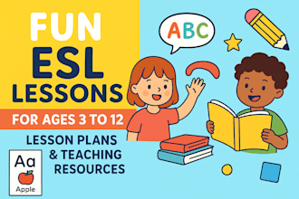 create fun engaging esl lesson plans and teaching resources for kids aged 3 to 9