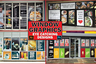 design custom window graphics to attract more customers