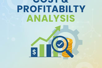 analyze your business costs and profitability