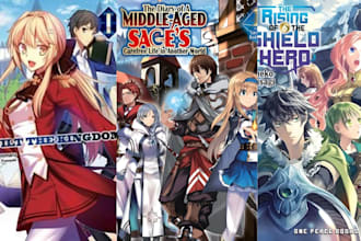 draw webtoon web comic shonen light novel cover design graphic novel anime manga