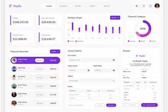 create cloud accounting, finance automation web app for invoicing, payroll, ocr