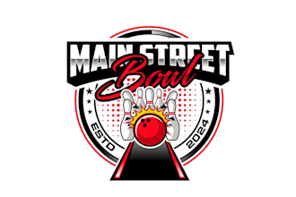 create professional and specially bowling logo design