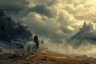 do realistic photo manipulation and design composition