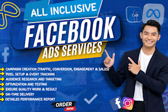 setup facebook ads campaign, instagram and meta ads campaign