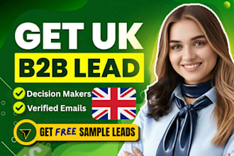 provide UK b2b lead generation, email list for you
