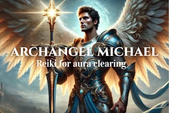 send distant reiki for aura clearing with archangel michael