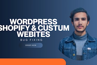 expert developer fix wordpress, shopify, js, PHP, HTML, CSS