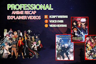 edit professional anime explainer videos with cinematic effects and story