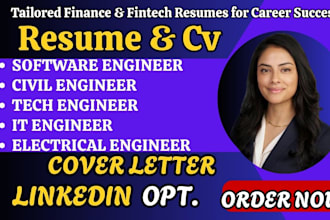 write ats engineering resume project, civil software engineer, cover letter CV