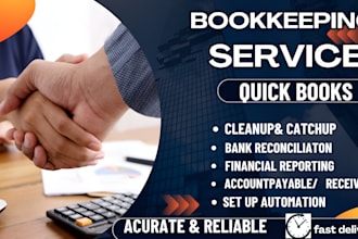 do quickbooks online and xero bookkeeping and cleanup