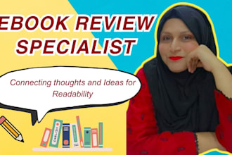 professionally review and rewrite your ebook for readability
