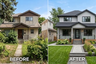 edit photos, retouch images and enhance colors for real estate and hotel images
