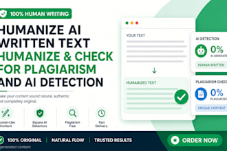 expertly edit and rewrite to humanize ai content