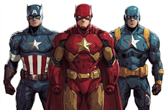 do a superhero comic